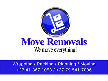 Move Removal  - Moving to a new home anywhere across South Africa. Move Removals offers a wide variety of services to help you with moving your home. Regardless of the size of your move, we will handle it with care, but every smooth move starts with careful planning. 